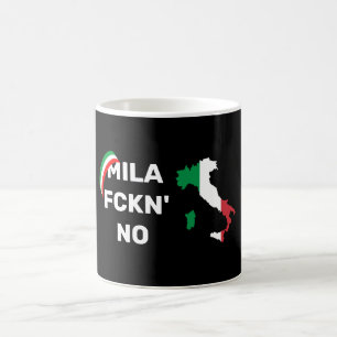 Cool MILANO - Mila Fckn Nr. mit Flagge Kaffeetasse