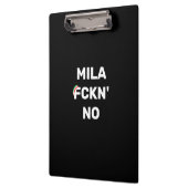 Cool MILANO - Mila Fckn Nr. mit Flagge Klemmbrett (Links)