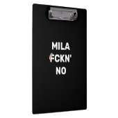 Cool MILANO - Mila Fckn Nr. mit Flagge Klemmbrett (Rechts)