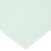 Cool-Mini-Grün-Schachbrettmuster Retro-Chic Tischdecke (Schrägansicht)