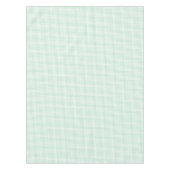 Cool-Mini-Grün-Schachbrettmuster Retro-Chic Tischdecke (Vorderseite)