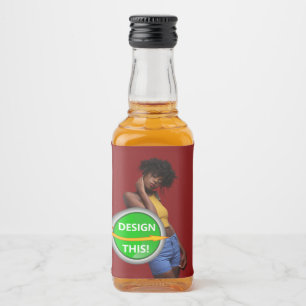 COOL! Mini-Liquor-Flaschen-Etiketten (3x2) - Set v Alkoholflaschenetikett