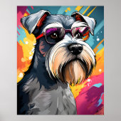 Cool Mini Schnauzer Poster (Vorne)