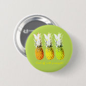Cool mit Ananas Button (Vorne & Hinten)