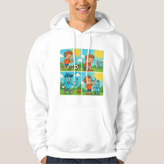 Cool mit AQUNY - Hydration Hero Soccer Comic bleib Hoodie