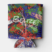 "Cool mit Belize!" Patriotisch Dosenkühler (Vorderseite)