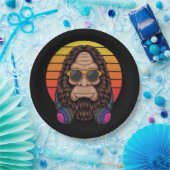 cool mit Brille und Kopfhörer Pappteller (Party)