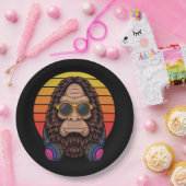 cool mit Brille und Kopfhörer Pappteller (Party)