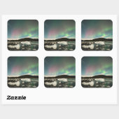 Cool Mix Aurora Quadratischer Aufkleber (Blatt)