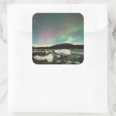 Cool Mix Aurora Quadratischer Aufkleber (Tasche)