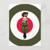 Cool Mod Postkarte (Vorderseite)