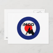 Cool Mod Postkarte (Vorne/Hinten)