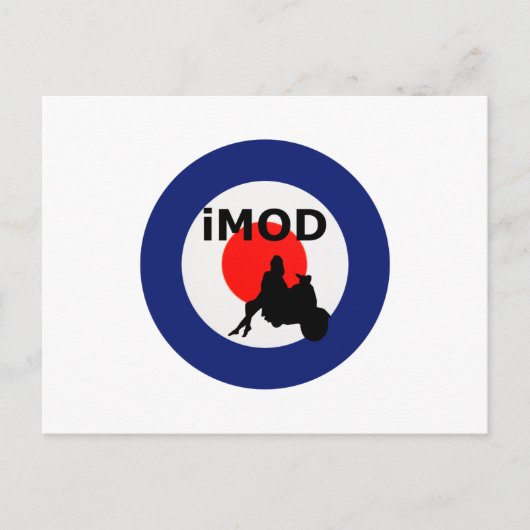 Cool Mod Postkarte (Vorderseite)