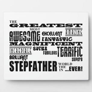Cool Modern Fun Stepfathers: Greatest Stepfather Fotoplatte