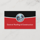 Cool Modern Roofing & Construction Visitenkarte (Vorderseite)