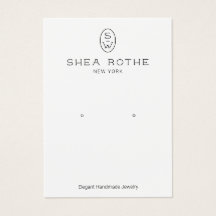 Cool-Modern-White-Monogram-Anzeigetafel