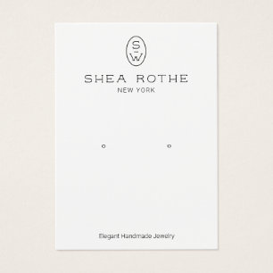 Cool-Modern-White-Monogram-Anzeigetafel