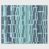 Cool Moderne Abstrakte Muster Geschenkpapier (Flach)