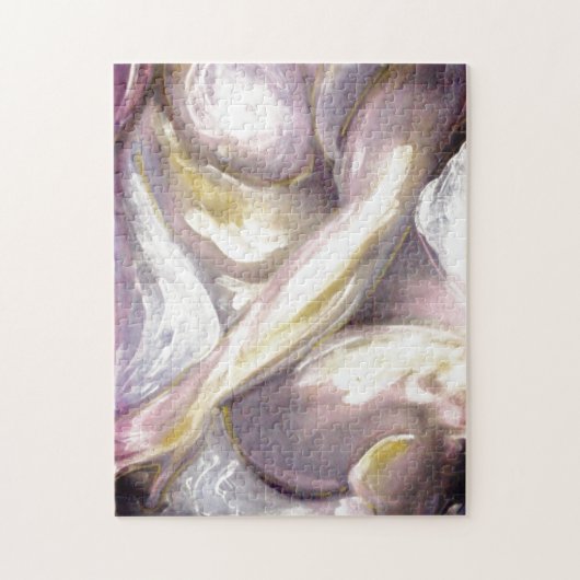 Cool Moderne Kunst Abstrakte Malerei Puzzle (Vertikal)