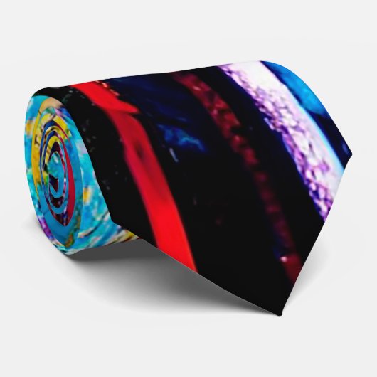 Cool Moderne Kunst abstrakte Männer Krawatte (Gerollt)