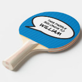 Cool Moderne Personalisierte Sprechblase Tischtennis Schläger (Vorderseite)