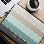 Cool Moderne Streifen Personalisiert Laptopschutzhülle