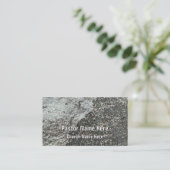 Cool Moderner Rock Granite Christlicher KirchenPas Visitenkarte (Stehend Vorderseite)