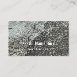 Cool Moderner Rock Granite Christlicher KirchenPas Visitenkarte