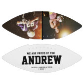 Cool Modernes Abschluss Geschenk 2 Foto Trendy Ein Football (Paneele)