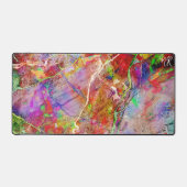 Cool Modernes Abstraktes Marmorbäckerchen - Anfäng Schreibtischunterlage (Vorderseite)