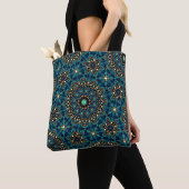 Cool Modernes, Aquamarines Abstraktes Dot Art Must Tasche (Von Nahem)