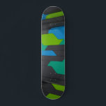 Cool Modernes geometrisches Abstraktes Muster Skateboard<br><div class="desc">Dieses moderne Design zeichnet sich durch ein geometrisches Muster in grau, aquamarin, grün und blau #gray #green #blue #aquamarin #masculine #forboys #girly #geometric #geometric #abstrakt #customgifts #custom #christmas #year #holidays #christmasgifts #holidaygifts #masculine #feminine #girsh #stylish #trendy #sports #Skater #skateboard #skateboards #skateboards #skateboarding #fun #cool #custom #christmas #Geburtstag #giftsforhim #giftsforher #giftsforher...</div>