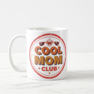 Cool Mom Club Retro-Abzeichen-Logo Kaffeetasse