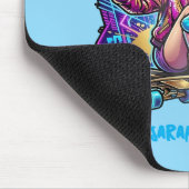 Cool Mom Cooler Son | Custom Name Retro Mousepad (Ecke)