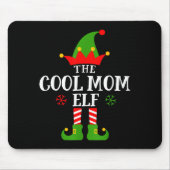 Cool Mom Elf Funny Matching Family Christmas Pajam Mousepad (Vorne)