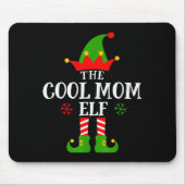 Cool Mom Elf Funny Matching Family Christmas Pajam Mousepad (Vorne)