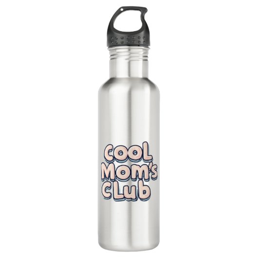 Cool Mom's Club Funny  Edelstahlflasche (Vorderseite)
