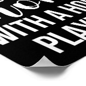 Cool Moms With Funny Sayings Just A Good Mom Quote Poster (Ecke)