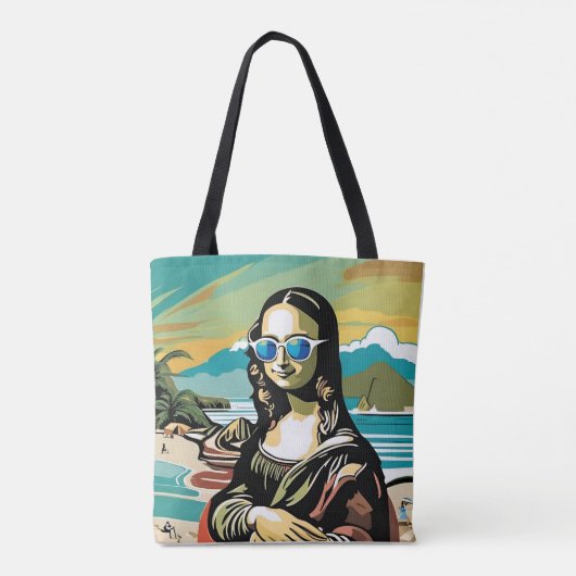Cool Mona Lisa Tasche (Rückseite)