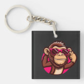 Cool Monkey Keychain Schlüsselanhänger (Vorderseite)