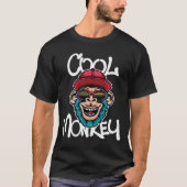 Cool Monkey streetwear T-Shirt (Vorderseite)