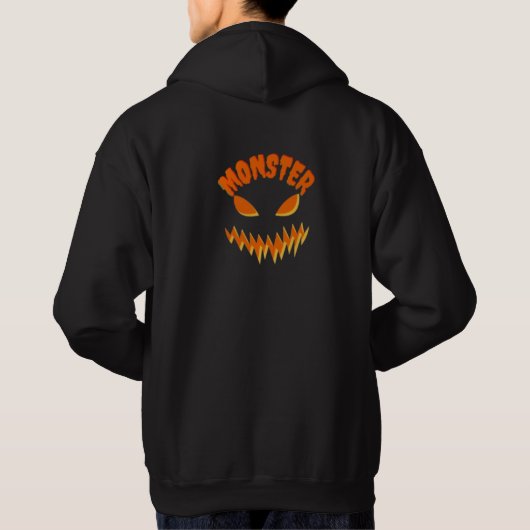Cool Monster Crew Hoodie Design (Rückseite)