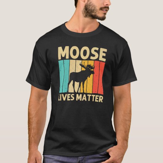 Cool Moose For Men Women Moose Alaska Moose Elk Hu T-Shirt (Vorderseite)