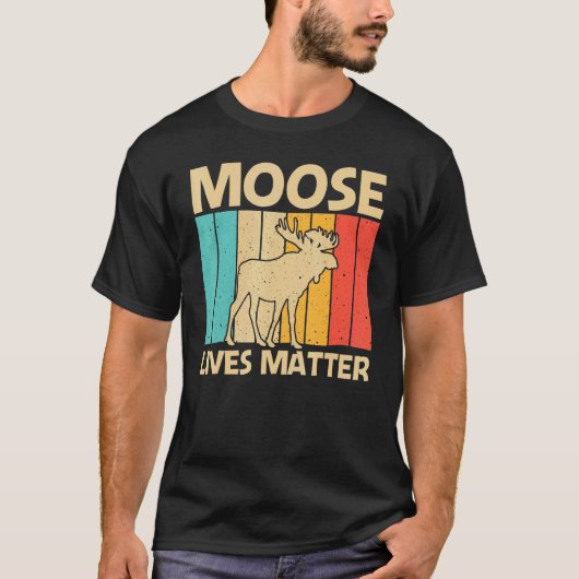 Cool Moose For Men Women Moose Deer Bull Elk T-Shirt (Vorderseite)