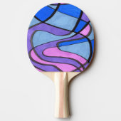 "Cool Morning" Abstrakt Ping Pong Paddle Tischtennis Schläger (Rückseite)