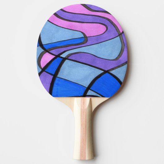 "Cool Morning" Abstrakt Ping Pong Paddle Tischtennis Schläger (Vorderseite)