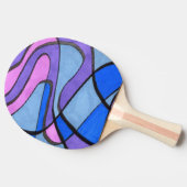 "Cool Morning" Abstrakt Ping Pong Paddle Tischtennis Schläger (Seitenansicht)