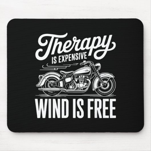 Cool Motorcycle Men Biker Rider Motor Cycle Lovers Mousepad (Vorne)