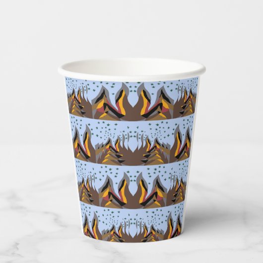 Cool Mountains Pappbecher (Rückseite)