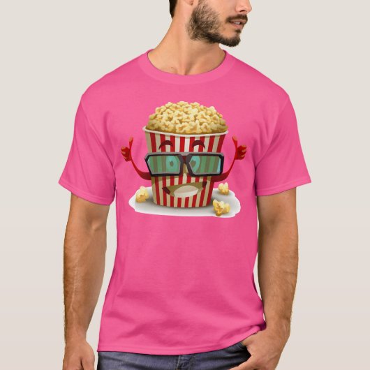 Cool Movie Pop Corn - Popcorn T-Shirt (Vorderseite)